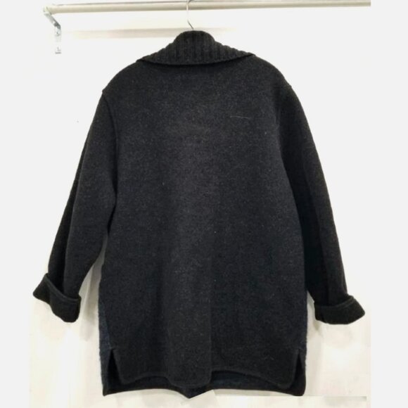 VTG GIESSWEIN Austria WOMENS Pure New Wool Cardigan Ski Embroidered Size 42 XL - Picture 6 of 8